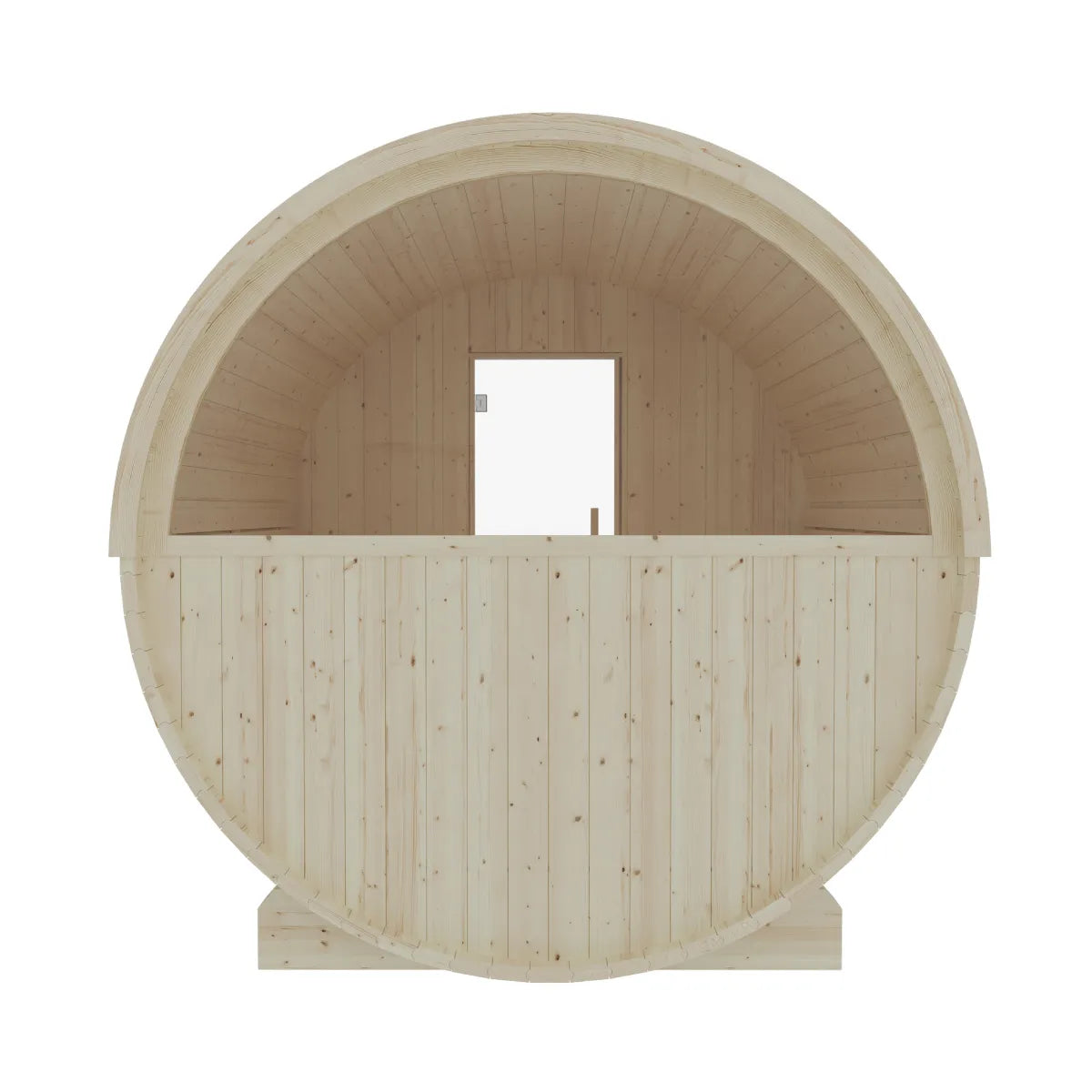 Helsinki Finnish Barrel Sauna with Terrace and WiFi Heater – Finnish Sauna Builders