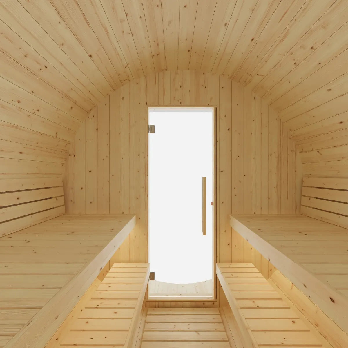 Helsinki Finnish Barrel Sauna with Terrace and WiFi Heater – Finnish Sauna Builders