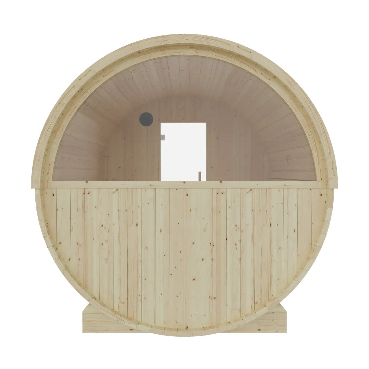 Vassa Finnish Barrel Sauna with WiFi Heater – Finnish Sauna Builders