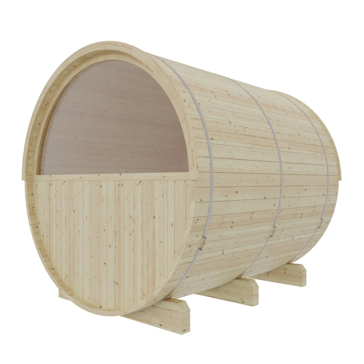 Vassa Finnish Barrel Sauna with WiFi Heater – Finnish Sauna Builders