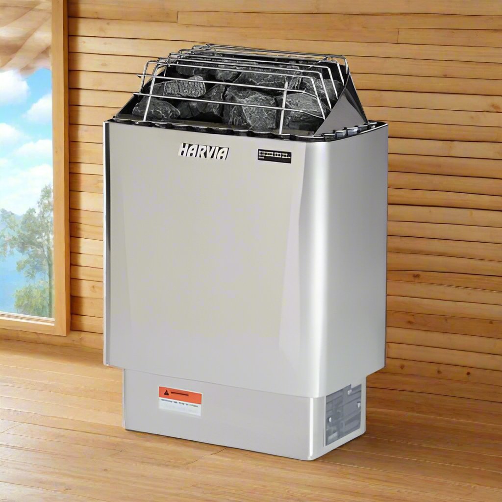 Harvia KIP45W Kip Series 4.5 kW Stainless Steel Sauna Heater (208V 3PH)