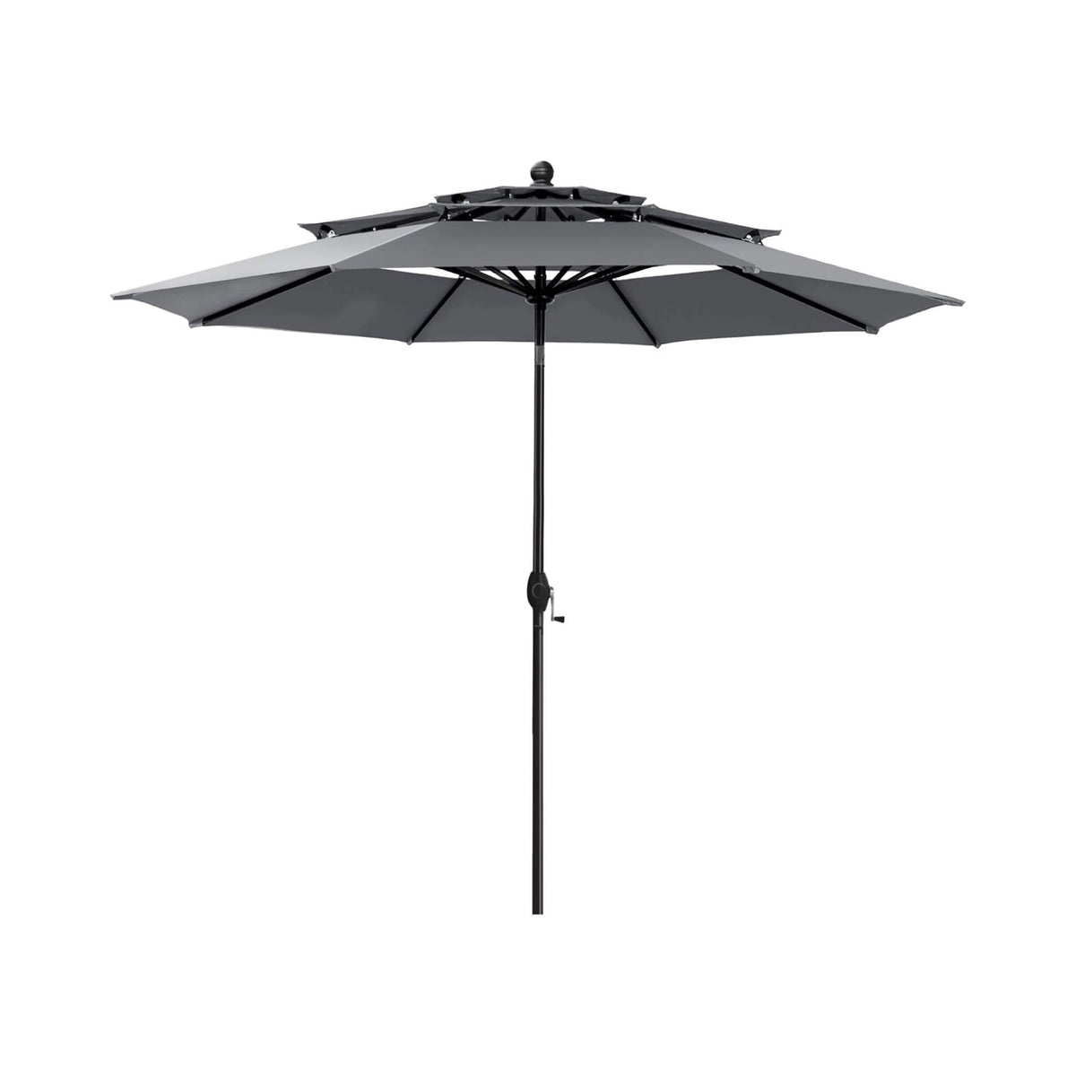 Premium 6‑Piece Bar Patio Furniture Set With Umbrella, Swivel Chairs, and Cushions (SAK90375)