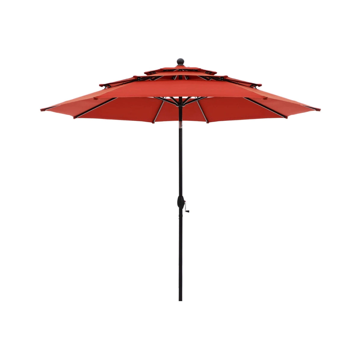 Premium 6‑Piece Bar Patio Furniture Set With Umbrella, Swivel Chairs, and Cushions (SAK90375)