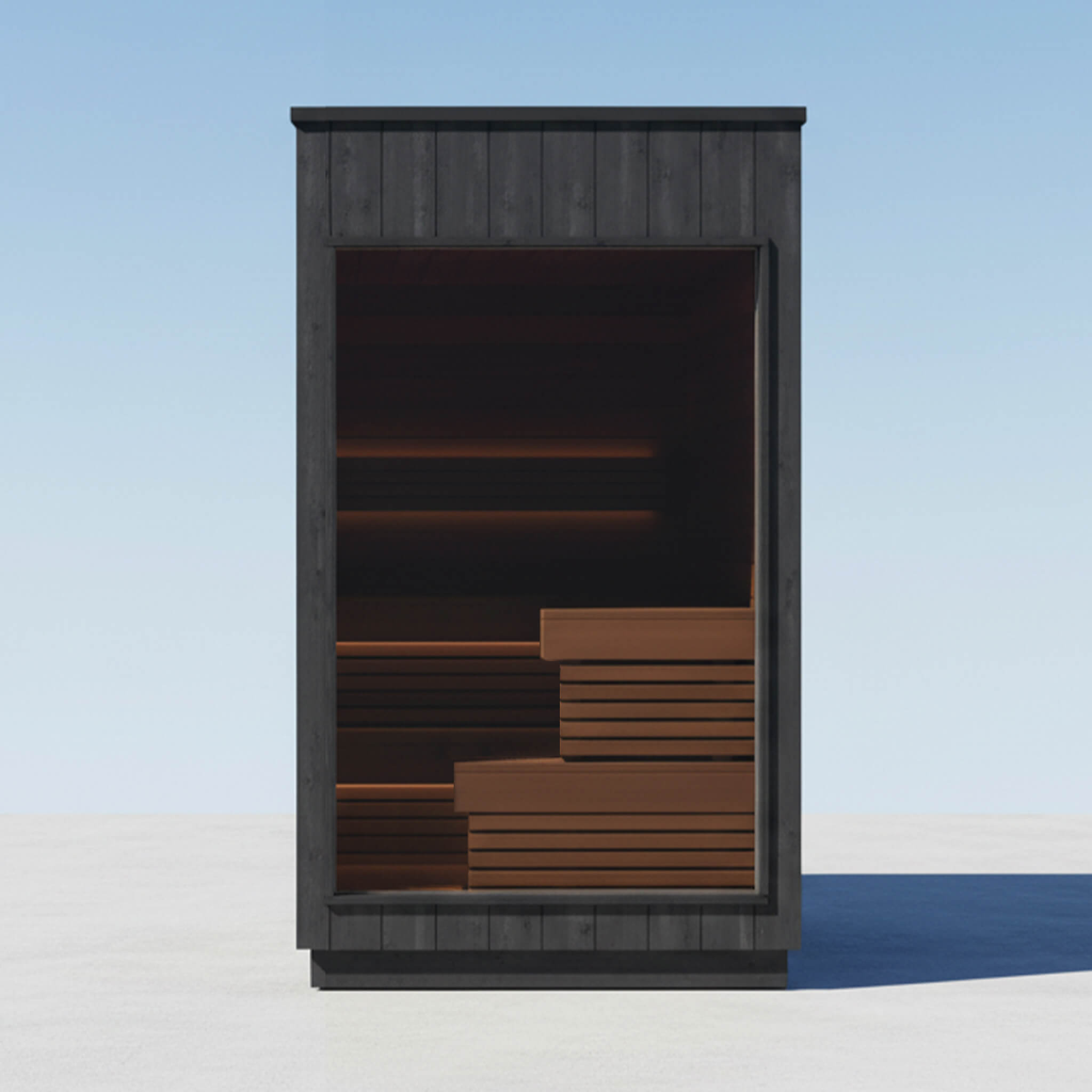 ThermaSol Nordic Misty 2-5 Person Fully-Assembled Modular Outdoor Sauna Cabin [Made-To-Order] [14-KIR] (SAK17365)