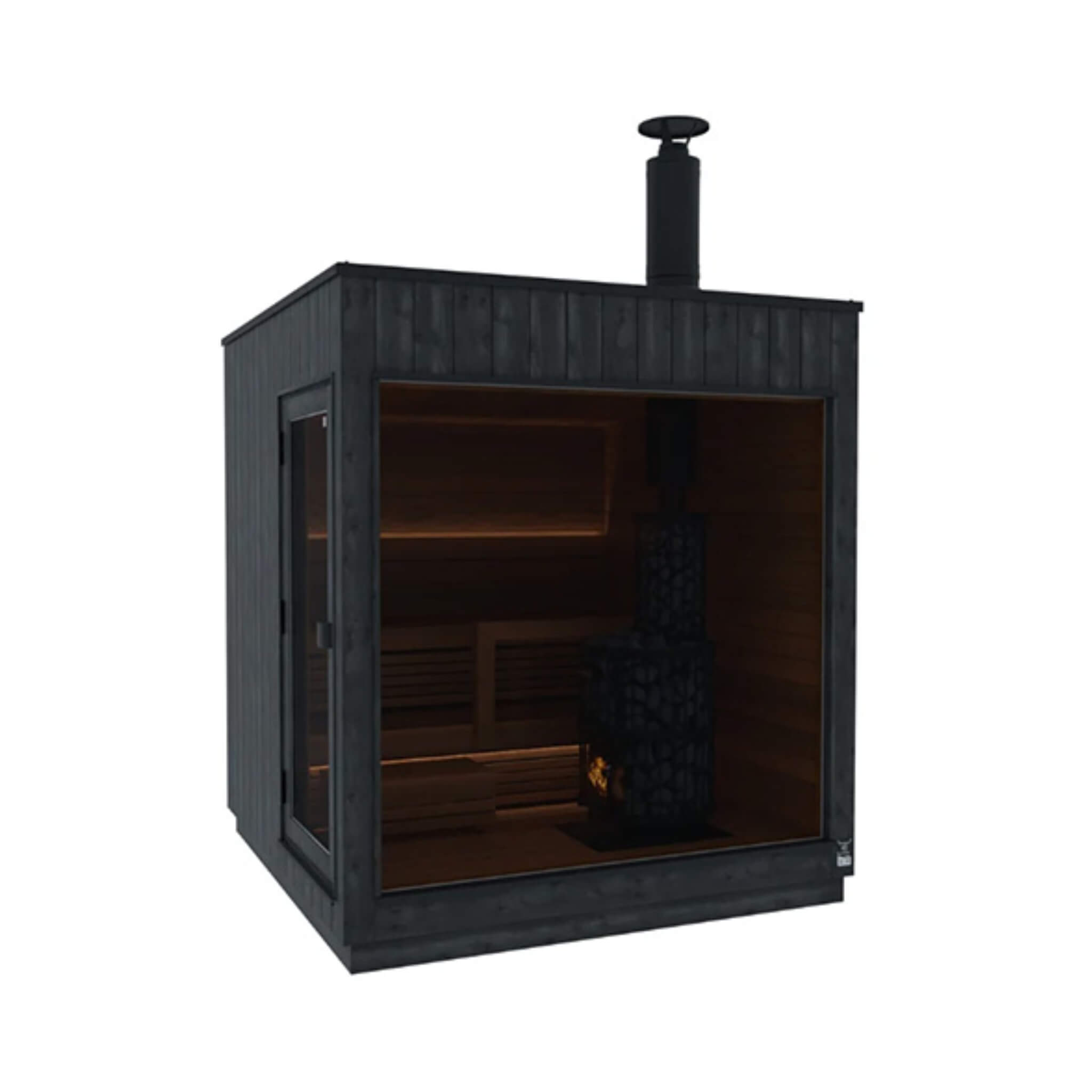 ThermaSol Nordic Misty 2-5 Person Fully-Assembled Modular Outdoor Sauna Cabin [Made-To-Order] [14-KIR] (SAK17365)