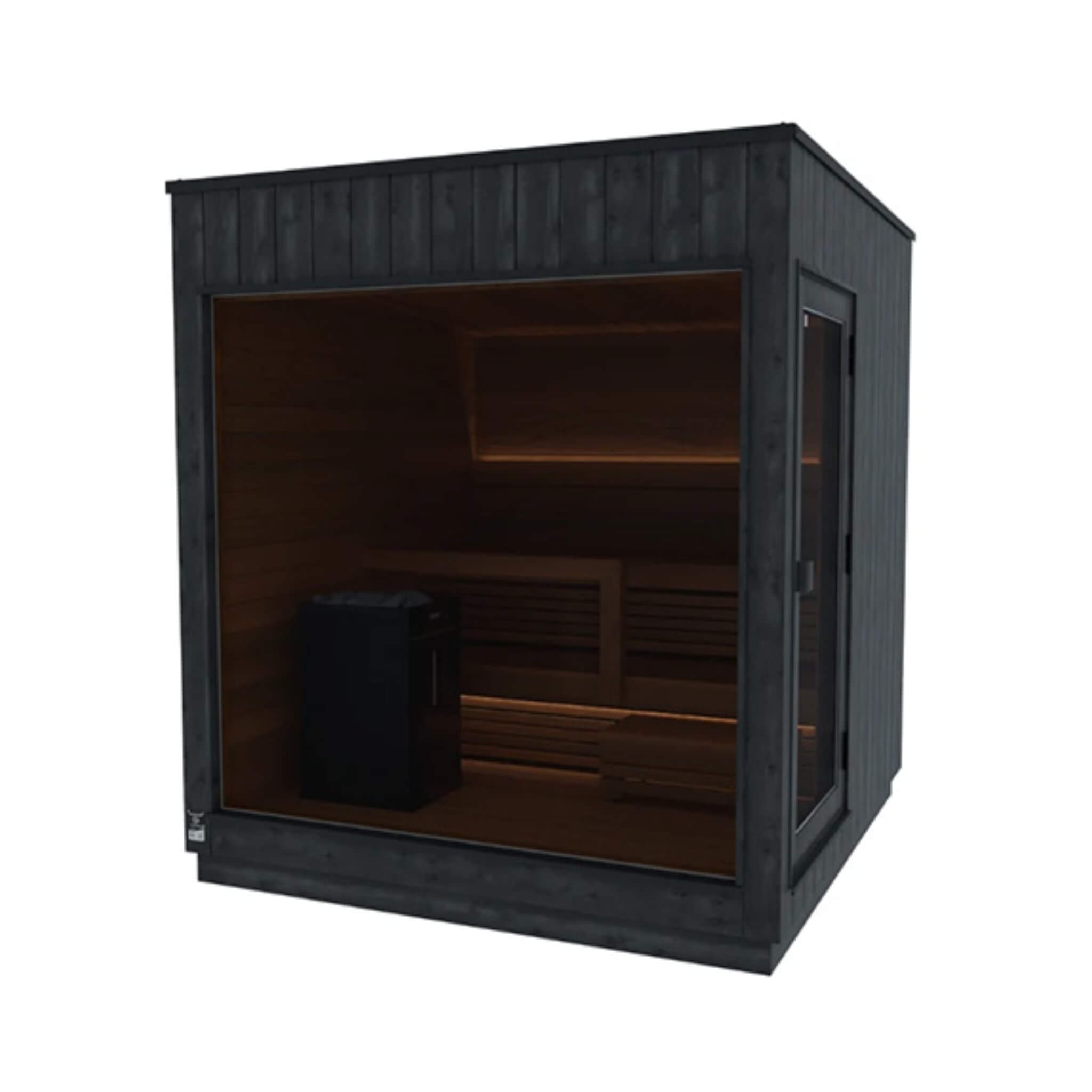 ThermaSol Nordic Misty 2-5 Person Fully-Assembled Modular Outdoor Sauna Cabin [Made-To-Order] [14-KIR] (SAK17365)