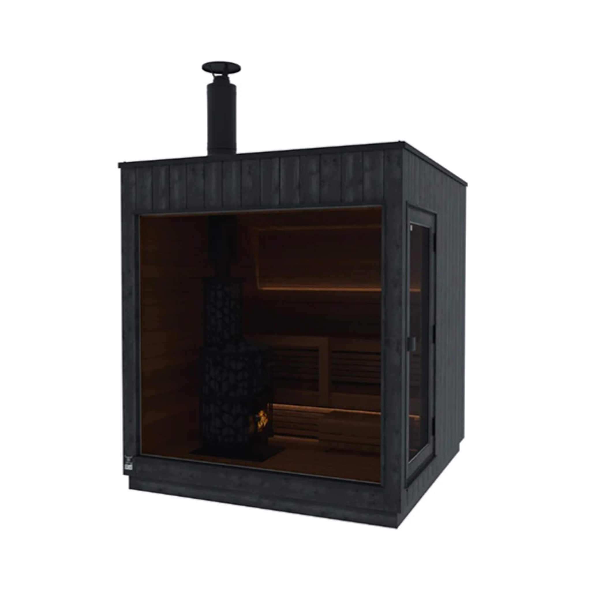ThermaSol Nordic Misty 2-5 Person Fully-Assembled Modular Outdoor Sauna Cabin [Made-To-Order] [14-KIR] (SAK17365)