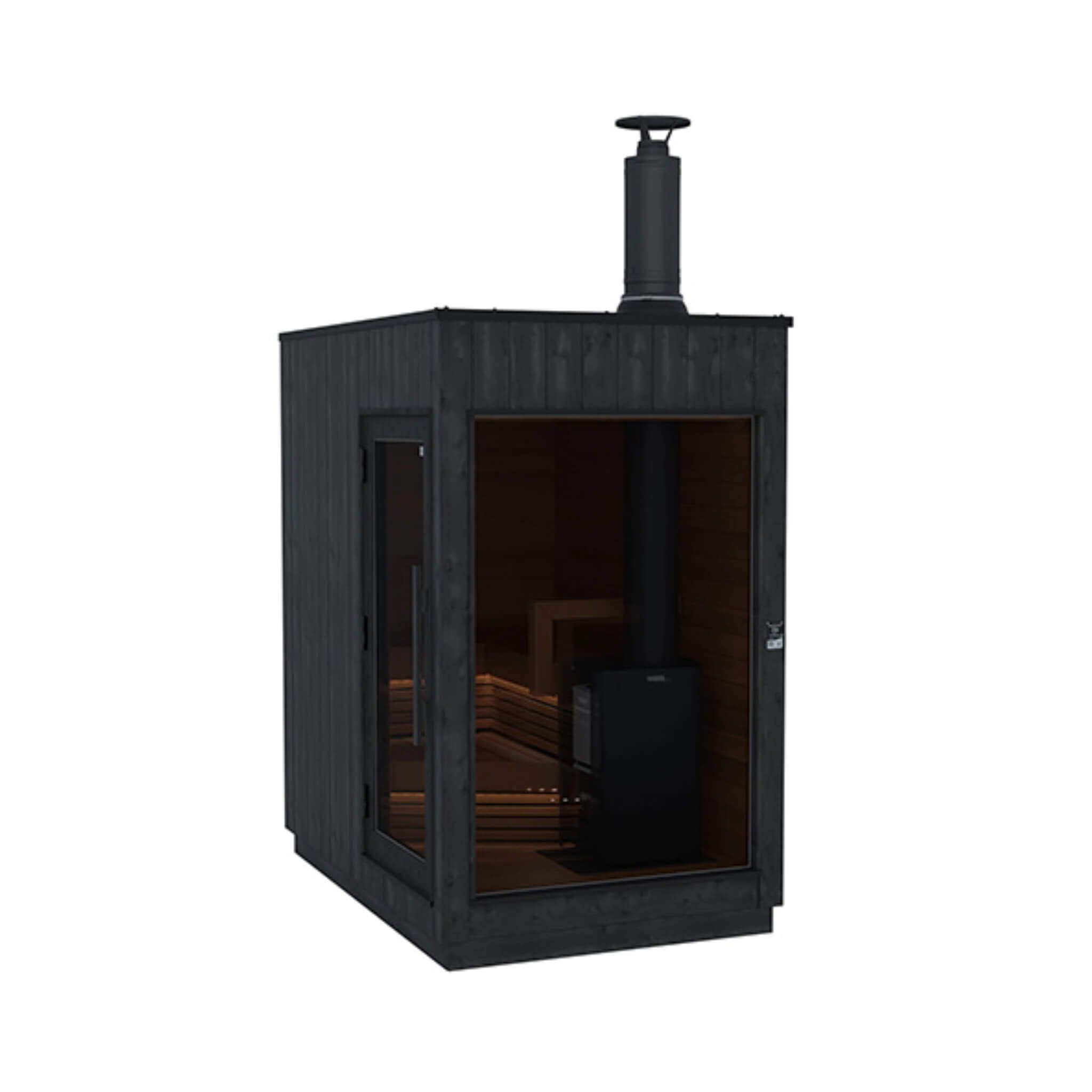 ThermaSol Nordic Misty 2-5 Person Fully-Assembled Modular Outdoor Sauna Cabin [Made-To-Order] [14-KIR] (SAK17365)
